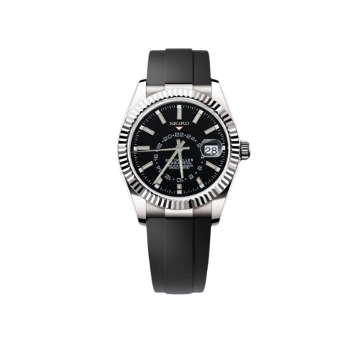 Sky Dweller Caoutchouc noir